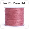 Garn gewachst 0,4 bis 0,6 mm splitterfrei für Lederhandwerk – Farbe N.12 ancient pink