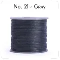Garn gewachst 0,4 bis 0,6 mm splitterfrei für Lederhandwerk – Farbe N.21 gray