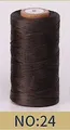 Garn gewachst flach 1 mm 50 m für Lederhandwerk und DIY – Farbe NEIN 24