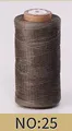 Garn gewachst flach 1 mm 50 m für Lederhandwerk und DIY – Farbe NEIN 25