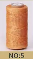 Garn gewachst flach 1 mm 50 m für Lederhandwerk und DIY – Farbe NEIN 5