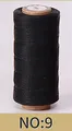 Garn gewachst flach 1 mm 50 m für Lederhandwerk und DIY – Farbe NEIN 9
