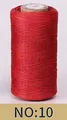 Garn gewachst flach 1 mm 50 m für Lederhandwerk und DIY – Farbe Nr. 10