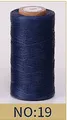Garn gewachst flach 1 mm 50 m für Lederhandwerk und DIY – Farbe Nr. 19