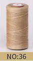 Garn gewachst flach 1 mm 50 m für Lederhandwerk und DIY – Farbe Nr. 36