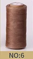 Garn gewachst flach 1 mm 50 m für Lederhandwerk und DIY – Farbe Nr. 6