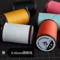 Garn gewachst rund 0,35 bis 0,65 mm für Lederhandwerk und Schmuck – 5