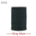 Garn gewachst rund 0,35 bis 0,65 mm für Lederhandwerk und Schmuck – Farbe S056 - Graublau