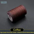 Garn gewachst rund 0,35 bis 0,65 mm für Lederhandwerk und Schmuck – Farbe S020 - Kaffee