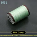 Garn gewachst rund 0,35 bis 0,65 mm für Lederhandwerk und Schmuck – Farbe S031 - Mintgrün