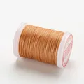 Garn gewachst rund 0,4 bis 0,6 mm für Lederhandwerk DIY – Farbe 10-Light Brown
