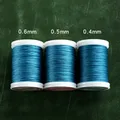 Garn gewachst rund 0,4 bis 0,6 mm für Lederhandwerk DIY – 6