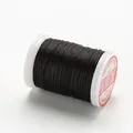 Garn gewachst rund 0,4 bis 0,6 mm für Lederhandwerk DIY – Farbe 6-Dark Brown