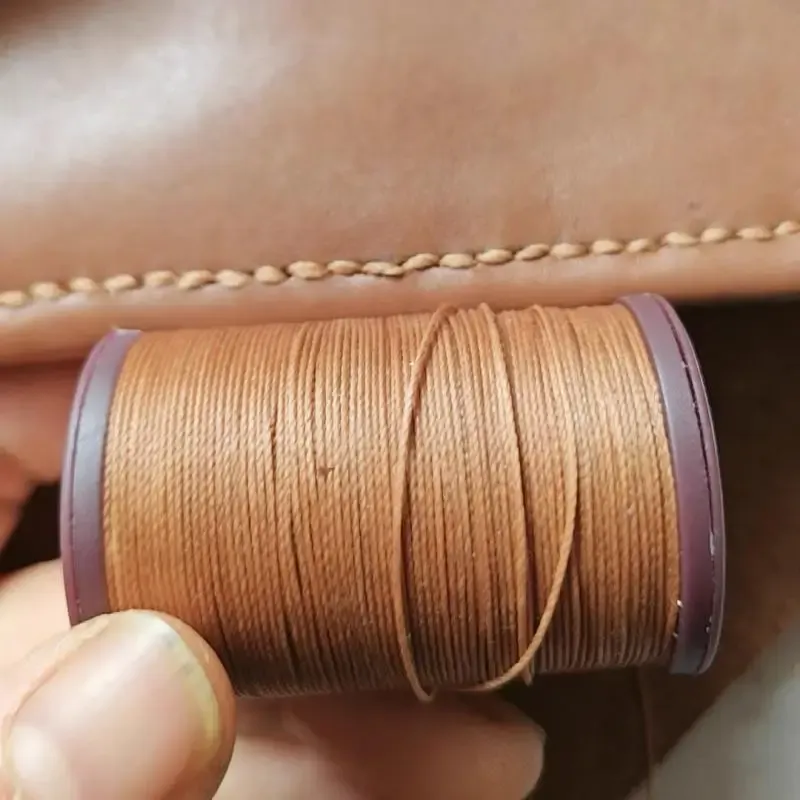 Garn gewachst rund 0,45 bis 0,8 mm für Buchbinderei und DIY