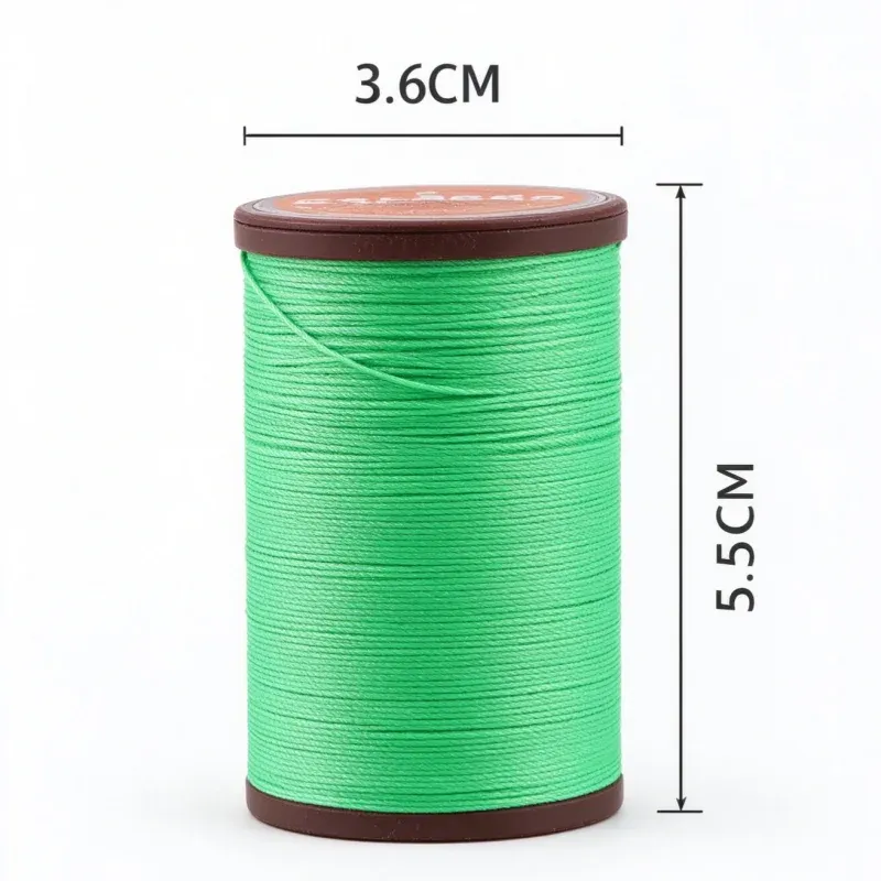 Garn gewachst rund 0,45 bis 0,8 mm für Buchbinderei und DIY