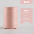 Garn gewachst rund 0,45 mm 80 m für Lederhandwerk und Armbänder – Farbe 004