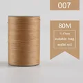 Garn gewachst rund 0,45 mm 80 m für Lederhandwerk und Armbänder – Farbe 007