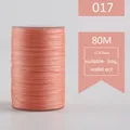 Garn gewachst rund 0,45 mm 80 m für Lederhandwerk und Armbänder – Farbe 017