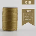 Garn gewachst rund 0,45 mm 80 m für Lederhandwerk und Armbänder – Farbe 018