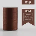 Garn gewachst rund 0,45 mm 80 m für Lederhandwerk und Armbänder – Farbe 019