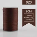 Garn gewachst rund 0,45 mm 80 m für Lederhandwerk und Armbänder – Farbe 020