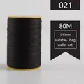 Garn gewachst rund 0,45 mm 80 m für Lederhandwerk und Armbänder – Farbe 021
