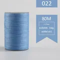 Garn gewachst rund 0,45 mm 80 m für Lederhandwerk und Armbänder – Farbe 022