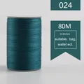 Garn gewachst rund 0,45 mm 80 m für Lederhandwerk und Armbänder – Farbe 024