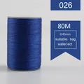 Garn gewachst rund 0,45 mm 80 m für Lederhandwerk und Armbänder – Farbe 026