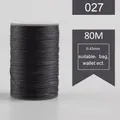 Garn gewachst rund 0,45 mm 80 m für Lederhandwerk und Armbänder – Farbe 027