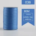 Garn gewachst rund 0,45 mm 80 m für Lederhandwerk und Armbänder – Farbe 036