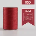 Garn gewachst rund 0,45 mm 80 m für Lederhandwerk und Armbänder – Farbe 050