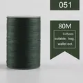 Garn gewachst rund 0,45 mm 80 m für Lederhandwerk und Armbänder – Farbe 051
