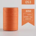 Garn gewachst rund 0,45 mm 80 m für Lederhandwerk und Armbänder – Farbe 053