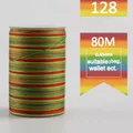 Garn gewachst rund 0,45 mm 80 m für Lederhandwerk und Armbänder – Farbe 128