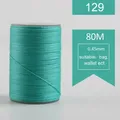 Garn gewachst rund 0,45 mm 80 m für Lederhandwerk und Armbänder – Farbe 129