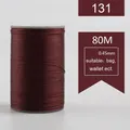 Garn gewachst rund 0,45 mm 80 m für Lederhandwerk und Armbänder – Farbe 131