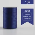 Garn gewachst rund 0,45 mm 80 m für Lederhandwerk und Armbänder – Farbe 137