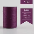 Garn gewachst rund 0,45 mm 80 m für Lederhandwerk und Armbänder – Farbe 139