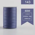 Garn gewachst rund 0,45 mm 80 m für Lederhandwerk und Armbänder – Farbe 143