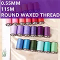 Garn gewachst rund 0,55 mm 115 m für Lederhandwerk und Schmuck – 1