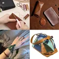 Garn gewachst rund 0,65 mm 25 m für Lederhandwerk und DIY – 5
