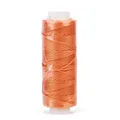 Garn gewachst rund 0,65 mm 25 m für Lederhandwerk und DIY – Color Schokoladenfarbe (27)