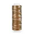 Garn gewachst rund 0,65 mm 25 m für Lederhandwerk und DIY – Color Beige (28)
