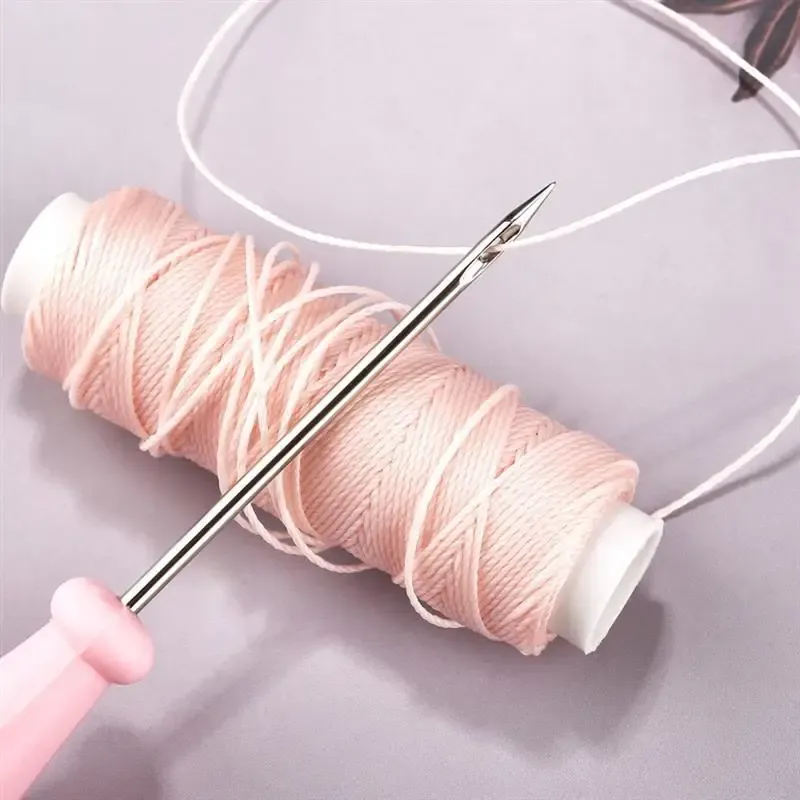 Garn gewachst rund 0,65 mm 25 m für Lederhandwerk und DIY
