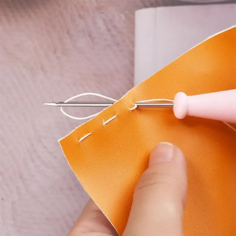 Garn gewachst rund 0,65 mm 25 m für Lederhandwerk und DIY