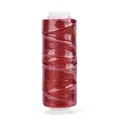 Garn gewachst rund 0,65 mm 25 m für Lederhandwerk und DIY – Color Pflaume (19)