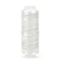 Garn gewachst rund 0,65 mm 25 m für Lederhandwerk und Schmuck – Farbe Transparent (O)