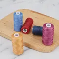 Garn gewachst rund 0,8 mm 50 m 36 Farben für Lederhandwerk – 1