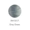 Garn gewachst rund 0,8 mm 50 m 36 Farben für Lederhandwerk – Farbe 17Grey green